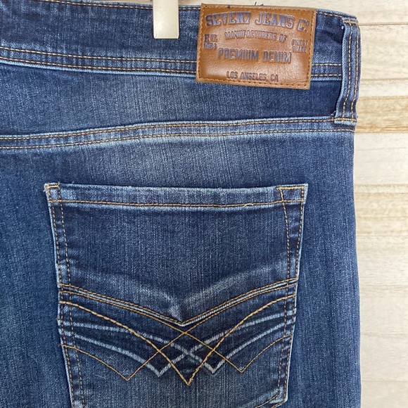 Seven7 Men’s Straight Fit Jeans Size 40X32 - Picture 6 of 8